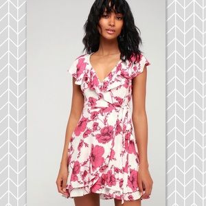 Free People French Quarter Floral Print Wrap Dress